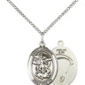 Sterling Silver St. Michael Paratrooper Medal Necklace with 18 inch chain by Bliss Manufacturing