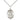 Sterling Silver St. Nicholas patron saint medal necklace with 18 inch chain, 3/4 x 1/2 inch pendant, handcrafted by Bliss