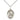 Sterling silver Our Lady of Providence Catholic medal necklace with 18 inch chain by Bliss Manufacturing