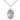 Sterling Silver St. Martin de Porres Patron Saint Medal Necklace 3/4 inch by 1/2 inch with 18 inch chain by Bliss Manufacturing