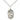 Sterling Silver St. Raphael the Archangel Catholic medal necklace 3/4 x 1/2 on 18 inch chain by Bliss
