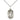Sterling silver St. Richard patron saint medal necklace 3/4 x 1/2 with 18 inch curb chain by Bliss