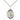 Sterling Silver St. Rita of Cascia Patron Saint Medal Necklace 3/4 x 1/2 inch with 18 inch Chain by Bliss