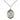 Sterling Silver St. Rose of Lima Patron Saint Medal Necklace 3/4 x 1/2 inches with 18 inch Chain by Bliss