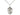 Sterling silver St. Scholastica patron saint medal necklace with 18 inch curb chain by Bliss Manufacturing