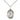 Sterling silver St. Teresa of Avila patron saint medal necklace 3/4 x 1/2 inch pendant 18 inch chain by Bliss