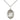 Sterling silver St. Edith Stein patron saint medal necklace with 18 inch chain by Bliss Manufacturing