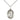 Sterling Silver St. Thomas More Patron Saint Medal Necklace 3/4 x 1/2 inch on 18 inch curb chain by Bliss Manufacturing