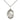 Sterling Silver St. Veronica Catholic patron saint medal necklace with 18 inch chain by Bliss