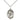 Sterling Silver St. John of God Patron Saint Medal Necklace 3/4 x 1/2 inch with 18 inch Curb Chain by Bliss