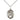 Sterling Silver St. Casimir of Poland Patron Saint Medal Necklace 3/4 x 1/2 inch on 18 inch chain by Bliss