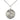 Sterling silver St. William of Rochester patron saint medal necklace 3/4 x 5/8 inches with 18 inch chain by Bliss