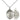 Sterling silver Guardian Angel EMT medal necklace 3/4 x 1/2 inch with 18 inch chain by Bliss Manufacturing