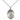 Sterling Silver Guardian Angel Pendant Necklace 3/4 x 1/2 inch with 18 inch Chain by Bliss