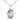 Sterling Silver St. Bridget of Sweden Patron Saint Medal Necklace 3/4 x 1/2 inch with 18 inch chain by Bliss Manufacturing USA