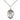 Sterling Silver St. Stanislaus Patron Saint Medal Necklace 3/4 x 1/2 inch with 18 inch chain by Bliss