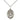 Sterling Silver St. Ursula Patron Saint Medal Necklace 3/4 x 1/2 inch with 18 inch chain by Bliss Manufacturing