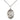 Sterling Silver St. Agnes of Rome Patron Saint Medal Necklace 3/4 x 1/2 inch with 18 inch Chain by Bliss