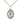 Sterling silver St. Marcellin Champagnat patron saint medal necklace 3/4 x 1/2 inch with 18 inch chain by Bliss