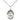 Sterling Silver Saints Cosmas and Damian Patron Saint Medal Necklace 3/4 x 1/2 inch on 18 inch chain by Bliss