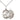 Sterling Silver St. Christopher Figure Skating Medal Necklace 3/4x1/2 inch on 18 inch Chain by Bliss