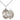 Sterling Silver St. Christopher Football Pendant Necklace 3/4x1/2 inch with 18 inch curb chain handcrafted by Bliss