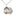 Sterling silver St. Christopher golf medal necklace with 3/4 inch pendant on 18 inch chain by Bliss