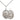 Sterling Silver St. Christopher Tennis Medal Necklace 3/4 x 1/2 inch on 18 inch chain by Bliss Manufacturing