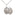 Sterling Silver St. Christopher Tennis Medal Necklace 3/4 x 1/2 inch on 18 inch chain by Bliss Manufacturing