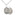 Sterling silver St. Christopher martial arts medal necklace with 3/4 inch pendant on 18 inch curb chain, handcrafted by Bliss