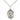 Sterling silver St. Martin of Tours patron saint medal necklace 3/4 x 1/2 inch with 18 inch chain by Bliss