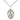 Sterling Silver St. Augustine of Hippo Medal Necklace 3/4 inch pendant on 18 inch chain handmade by Bliss