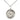 Sterling Silver Madonna Del Ghisallo Patron Saint Medal Necklace 3/4 x 5/8 inches 18 inch chain Bliss