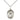 Sterling Silver St. John Neumann Patron Saint Medal Necklace 3/4 x 1/2 inch on 18 inch Chain by Bliss