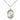 Sterling Silver St. Therese of Lisieux patron saint medal necklace, 3/4 x 1/2 inch with 18 inch chain, handcrafted by Bliss Manufacturing USA