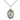 Sterling silver St. Isaac Jogues patron saint medal necklace 3/4 x 1/2 inch on 18 inch curb chain by Bliss