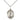 Sterling Silver St. Anastasia Medal Necklace 3/4 inch pendant on 18 inch chain handmade by Bliss