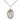 Sterling Silver St. Barnabas Patron Saint Medal Necklace 3/4 x 1/2 inch on 18 inch chain by Bliss