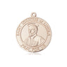 14kt solid gold St. Ignatius of Loyola patron saint medal pendant 3/4 x 5/8 by Bliss