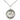 Sterling silver medium St. Ignatius of Loyola patron saint medal necklace 3/4 inch pendant on 18 inch curb chain by Bliss