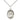 Sterling Silver St. Ignatius of Loyola Patron Saint Medal Necklace 3/4 x 1/2 inches on 18 inch curb chain by Bliss