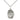 Sterling Silver Holy Family Pendant Necklace 3/4 inch by 1/2 inch on 18 inch Curb Chain by Bliss Manufacturing