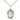 Sterling Silver St. Joseph The Worker patron saint medal necklace, 3/4 x 1/2 inch pendant on 18 inch chain, handcrafted by Bliss USA