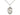 Sterling Silver St. Alphonsus Medal Necklace 3/4 inch pendant 18 inch chain handmade by Bliss