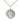 Sterling silver St. Elizabeth Ann Seton patron saint medal necklace with 18 inch curb chain, handcrafted by Bliss
