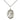 Sterling Silver St. Aloysius Gonzaga Medal Necklace 3/4 inch pendant 18 inch chain by Bliss