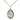 Sterling Silver St. Bernard of Clairvaux Patron Saint Medal Necklace 3/4 x 1/2 inch on 18 inch chain by Bliss