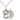 Sterling silver St. John Paul II patron saint medal necklace, 3/4 inch by 1/2 inch pendant on 18 inch chain, handcrafted by Bliss Manufacturing