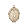 14kt Solid Gold St. Bartholomew the Apostle Medal Pendant 3/4 x 1/2 by Bliss Manufacturing USA