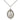 Sterling Silver St. Bartholomew the Apostle Medal Necklace 3/4 inch by 1/2 inch on 18 inch curb chain handmade in USA by Bliss Manufacturing